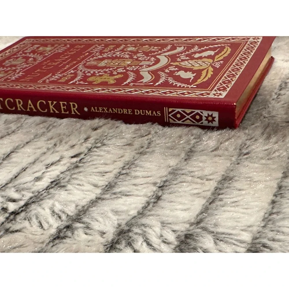 The Nutcracker Alexandre Dumas Hardcover Decorative Red Gold Gilded Book Classic
